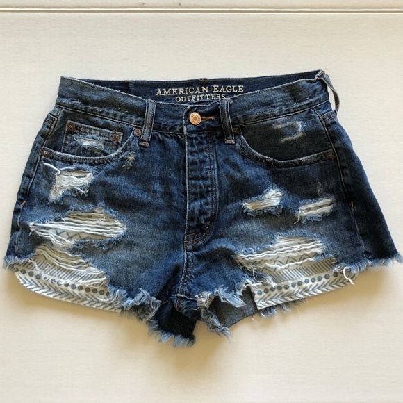 American Eagle Outfitters Pants - American Eagle vintage high rise festival shorts 2